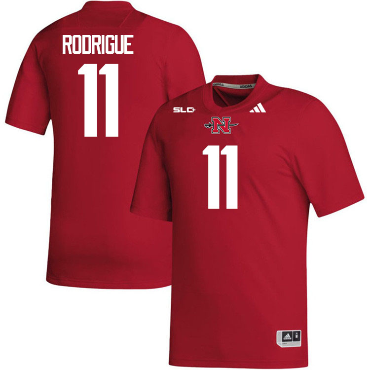 Nicholls Colonels #11 Ean Rodrigue College Football Jerseys,Uniforms Stitched-Red